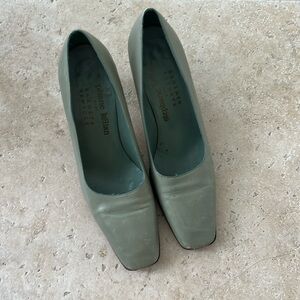 Green authentic leather Mephane Kelian heels